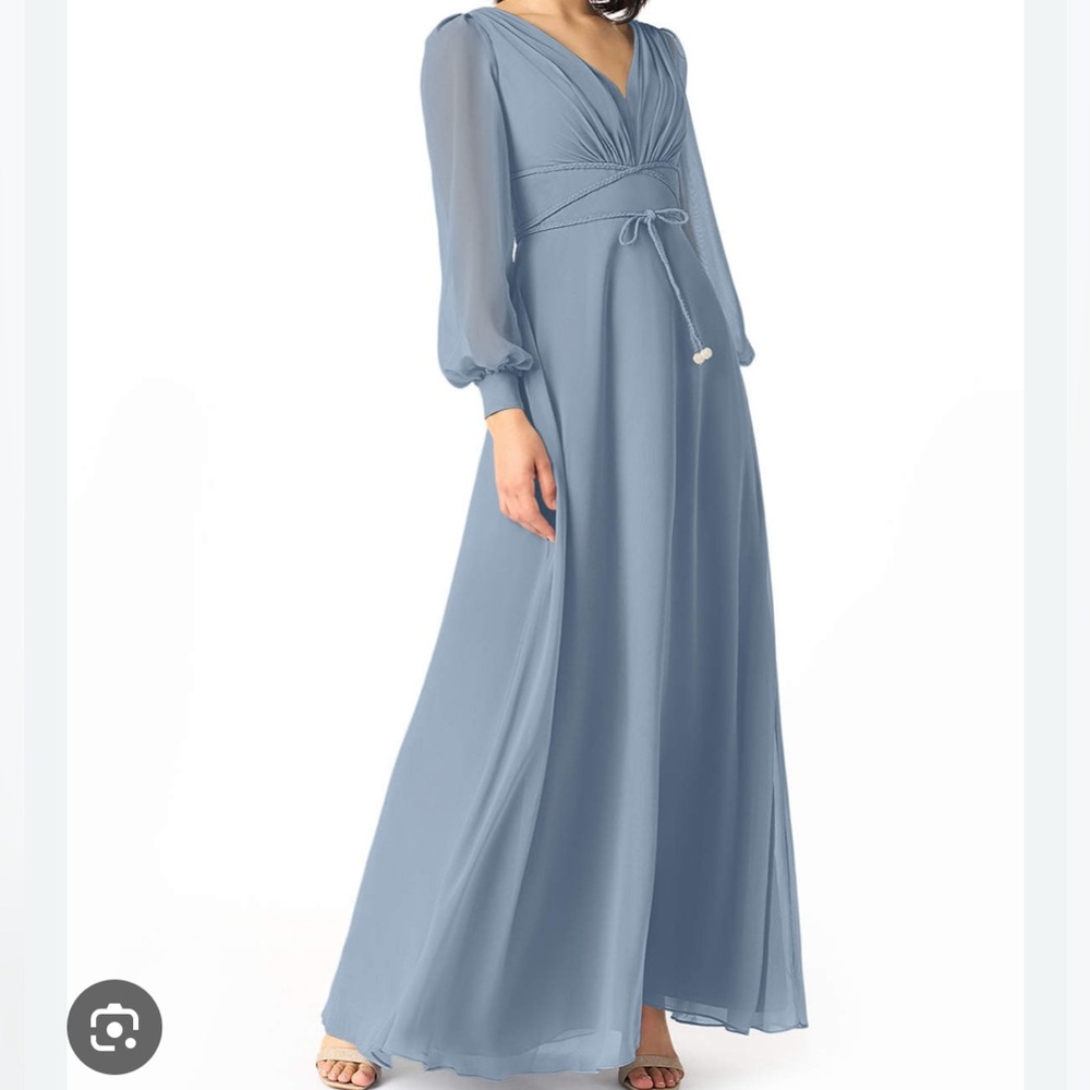 Azazie dusty Blue Dress